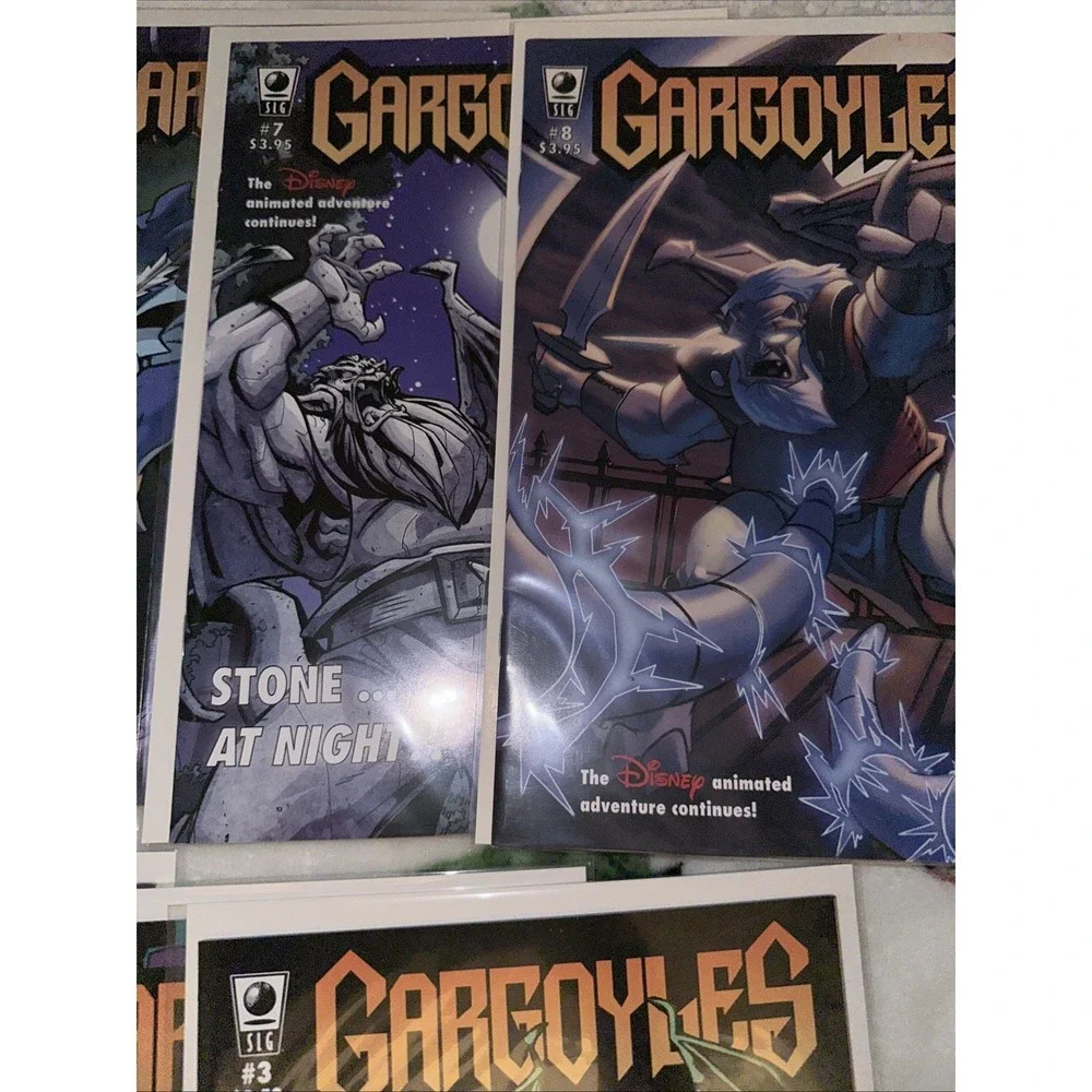 DISNEY'S SLG GARGOYLES 1 2 3 4 5 6 7 8 SLG 2006 + GARGOYLES BAD GUYS 1